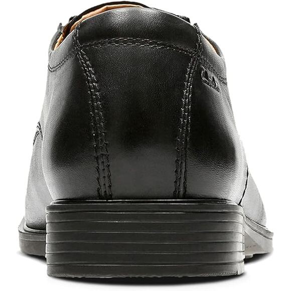 NWT Clarks Men's Tilden Cap Oxford, Black Leather, 13 M US - Picture 5 of 6